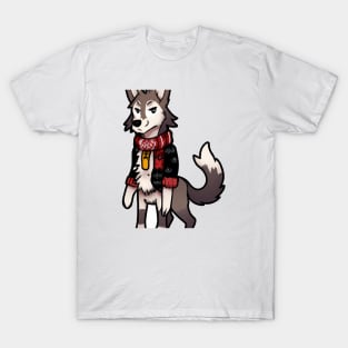 Cute Alpha Wolf Drawing T-Shirt